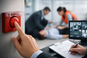 Guia de acionamento emergencial auditável