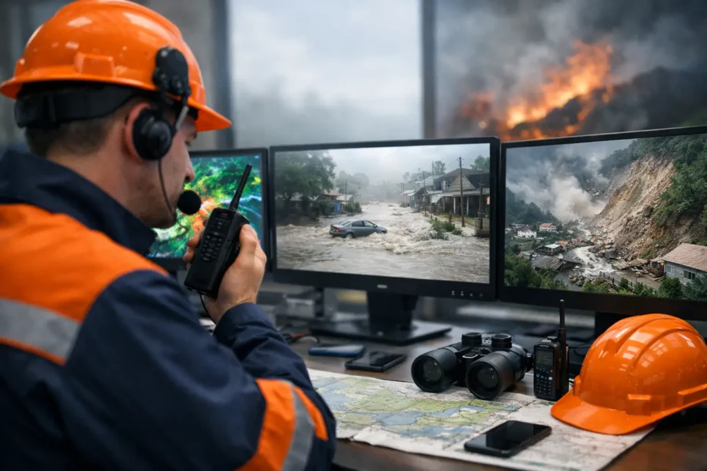 Guia de alerta para Defesa Civil