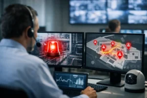 Auditoria de sistema de alerta em áreas críticas