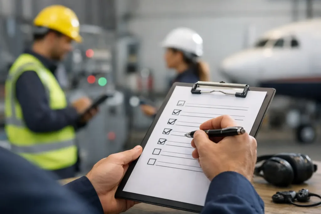 Checklist de prontidão operacional na prática