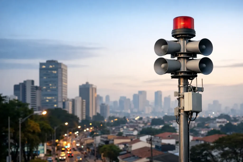 Melhores práticas para sirenes municipais