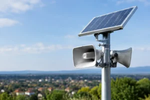 Guia técnico de sirenes solares para alertas